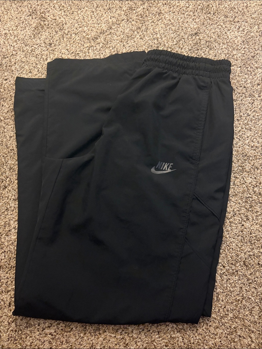 Nike Vintage Men's Black Athletic Track Pants